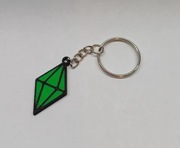 Brelok - Kryształ The Sims (Plumbob)