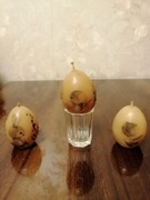 Świeczki pisanki wielkanocne 3 szt.