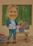 Karykatura Karykatury Portret Portrety prezent 