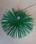 Wycior kominowy szczotka do komina PCV fi 195