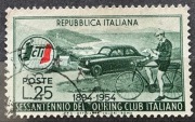 Włochy, 60-lecie Włoskiego Klubu Turystycznego, 25 lirów włoskich