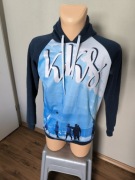 KKS Lech Poznań Mocni Razem bluza z kapturem błękit granat 