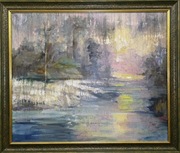 | PEJZAŻ |obraz olejny na półtnie, autorstwa "AnA"