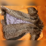 Futro naturalne ze srebrnego lisa 