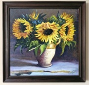 Obraz olejny Słoneczniki z ramą 
