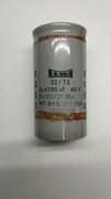 KONDENSATOR 2X4700uF/40V TOSCA 303  ORYGINAŁ !!!