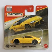 Nowa żółta Toyota  GR Supra Matchbox 