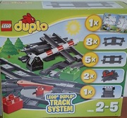 Oryginalne LEGO duplo - Tory i przejazd kolejowy, kompletny zestaw