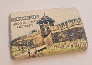 Magnes na lodówkę kamienny Biskupin Gród Kultury Łużyckiej