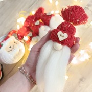 Skrzaty zawieszki Mikołaje mikołajki prezent choinka 