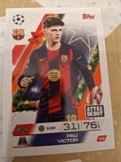 MATCH ATTAX UCL 2025/26 2026 116 PAU VICTOR FC BARCELONA Christmas Edition