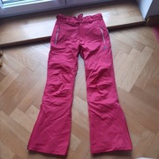 malinowy róż spodnie narciarskie XS membrana 5000