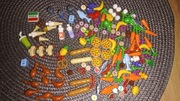 Lego pożywienie żywność pieczywo owoce mięso popcorn pizza puszki mleko kg
