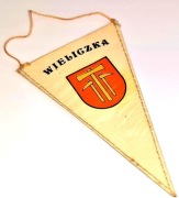 Proporczyk Wieliczka Herb Polska Orzeł bez korony