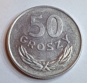 50  groszy  1977 , destrukt , PRL