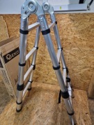 Drabina teleskopowa aluminiowa przegubowa 3,8m 150kg
