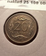 20 groszy 1990 UNC