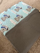 Kocyk bawełniany 50x75 otulacz koc dla dziecka niemowlaka baby shower