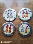 podkładki porcelanowe, 4 szt