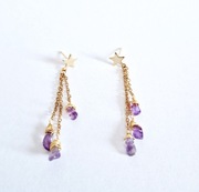 Kolczyki z Ametystem