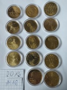 M16 Monety NG 2zł 2013 14szt Kuter Gdynia Fregata rakietowa Żubr Norwid