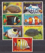 !!! GWINEA RÓWNIKOWA RYBY - PIĘKNA.SERIA - 7szt...CZYSTE**!!!