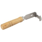 Skrobak do ramek pszczelich z rączka drewnianą