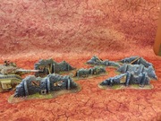 Tereny makiety Warhammer 40 000 przeszkody