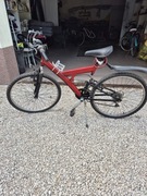 Rower MTB – czerwony, stan bardzo dobry