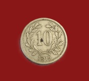 Moneta 10 halerzy 1915, Austria
