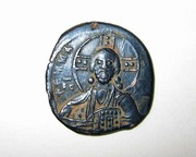 Bizancjum, folis 976-1028 r, Jesus Hristu, brąz