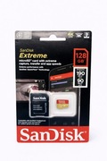 SanDisk Extreme microSD 128GB + Adapter SD | NOWA | ORYGINAŁ