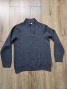 Sweter rozpinany z półgolfem 