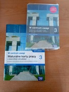 Zestaw W centrum uwagi 3 podręcznik + maturalne karty pracy