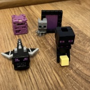 Kinder Joy Minecraft Ender Dragon Smok Endu, Shulker, NETHERPORTAL,Enderman