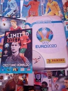 Panini Euro 2020 kick off 2021 puszka i zestaw  kart z Cristiano  Ronaldo 