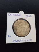 ORT KORONNY z 1624 r Zygmunt III Waza , srebro
