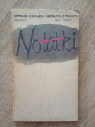 Notatki z frontu 1941–1944 – Effendi Kapijew | Czytelnik 1984 | PRL (99)