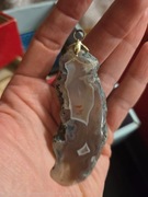 Agat z Rudna, zawieszka z agatem, kamienie