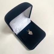 Ażurowy srebrny wisiorek serce serduszko filigran + pudełko GRATIS