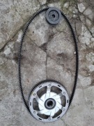 Zestaw napędowy BMW F650 CS 2 koła + pas napędowy