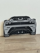 Dekoracja Ścienna Ferrari F430 Spider Sylwetka Samochodu Ozdoba Na Ścianę 