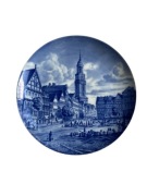 Oryginalny talerz ścienny kolekcjonerski manufaktury Fürstenberg.