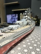 Okręt kartonowy Bismarck 1:200