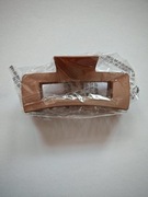 KLAMRA DO WŁOSÓW Duża 10,5cm Brązowa MAT Spinka