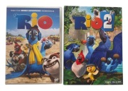 Rio 1-2 Płyty DVD Bajki Animowane Dla Dzieci Dubbing Polski Komplet