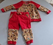 Dresy bluza spodnie roz. 86 świąteczne