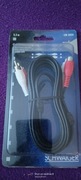 Kabel Cinch -audio 2,5 m . 2 meskie +2 zenskie 