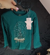 Świąteczna bluzeczka dla dziewczynki choinka smyk 98 