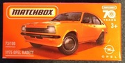 Matchbox 2023 1975 OPEL KADETT 73/100 HLD89 DNK70 1:64